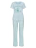 Vivance Active Pyjama in blau-weiß-gestreift
