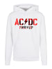 F4NT4STIC Basic Hoodie ACDC Rock Band PWRUP Photo Logo in weiß