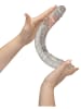 Crystal Clear Doppeldildo Double Dildo in transparent