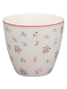 Greengate Latte Cup JUNIA Weiß mit Blumen