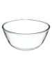 5five Simply Smart Salatschüssel aus Glas mit Bambusdeckel, 2,5 l in Transparent, 23 x 23 x 11,8 cm