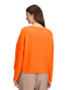 BETTY & CO Strickpullover mit Rundhalsausschnitt in Neon Orange