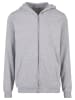 Urban Classics Urban Classics Basic Essential Zip Hoody in heathergrey