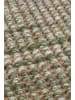 KADIMA DESIGN Teppich Jute-Wolle Farbverlauf, beidseitig nutzbar, handgewebt in Grün