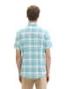 Tom Tailor Halbarmhemd in turquoise multicoloured check