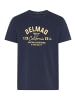Delmao Rundhalsshirt in dunkelblau
