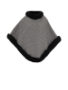 Usha Women Poncho in Grau Kariert