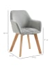HOMCOM Esszimmerstuhl-54L x 57B x 80H cm-Grau