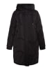 Albee Women Plus Size Steppmantel in Schwarz