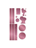 Coocazoo Reflektierendes Sticker-Set in Berry