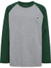 Hummel T-Shirt Hmljr Raglan Kinder in DARK GREEN