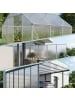 relaxdays 9 x H-Profil in Transparent - 121 cm