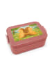 Mr. & Mrs. Panda Lunchbox Igel händchenhaltend Design ohne Spruch in Rot Pastell