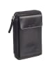 Leonhard Heyden Cambridge Handytasche Leder 11 cm in schwarz