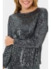 SAINT TROPEZ Bluse langarm ReyanaSZ Gerade Passform in Grey Iron