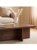 CALICOSY Couchtisch HARBOR in Nussbaum - (W)120  x (H)30  x (L)45 cm
