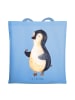 Mr. & Mrs. Panda Stofftasche Pinguin Marienkäfer ohne Spruch in Sky Blue