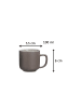 Ritzenhoff & Breker Espressotasse mit Untertasse Jasper 100 ml in Taupe