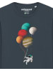 wat? Apparel Sweatshirt Balloon Spaceman in India Ink Grey