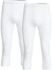 Con-ta Baumwolle, Feinripp Unterhose, 3/4-lang 2er-Pack in weiß