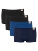 Sloggi Boxershort 4er Pack in Schwarz/Blau