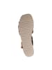 Oh! my Sandals Sandalen mit Keilabsatz aus Leder Beige