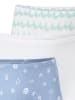 Schiesser Panty 955 Multi in weiß, hellblau
