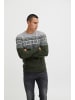 BLEND Strickpullover BHTjerik 20715520 ME Strickpullover mit Muster in Grün