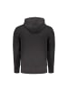 Calvin Klein Schwarzer Baumwoll-Kapuzenpullover mit Fronttaschen