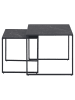 ebuy24 Couchtisch Infinity Schwarz 50 x 50 cm