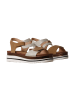Divine Factory Sandalen mit Klettverschluss Grau