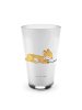 Mr. & Mrs. Panda Glas Fuchs Lesen ohne Spruch in Transparent