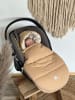 Kaiser Naturfellprodukte Babyschalenfußsack Small Jersey Hooded butternut