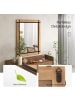 COSTWAY Wandspiegel 77x100cm in Beige