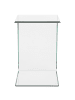 Beliani Beistelltisch LOURDES in Transparent - (W) 40 x (H) 61 x (L) 40 cm