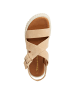 Tamaris Plateau Sandaletten in Beige