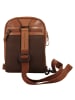 SPIKES & SPARROW Crossover Bag echt Leder in cognac