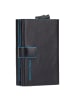 Piquadro Blue Square - Kreditkartenetui 10cc 10 cm RFID in schwarz