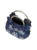 faina Women Handbag in Denim Gold