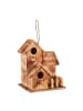 relaxdays Vogelhaus in Natur - (B)20x (H)34 x (T)19 cm