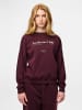 Pieces Sweatshirt in Winetasting