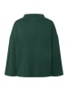 More & More Boxy Sweatshirt mit Turtleneck in dark green