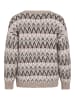 Vila Strickpullover in Natural Melange