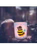 Mr. & Mrs. Panda Glaslaterne Hummel flauschig ohne Spruch in Transparent