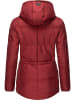 ragwear Winterjacke Calena Intl. in Wine Red