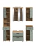 ebuy24 Badmöbelset Scout (5-teilig) Staubgrün 164 x 34 cm