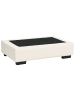 Beliani Ottomane KOLDING in Beige/Schwarz - (W) 94 x (H) 45 x (L) 65 cm