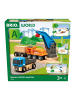 Brio Brio Aktionsspiel Starterset Güterzug mit Kran A in bunt