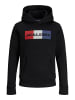 Jack & Jones Logo Hoodie Kapuzen Pullover Sweater JJECORP in Schwarz