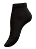 Vincent Creation® Damen "Bambus" Sneaker Socken 6 Paar in schwarz